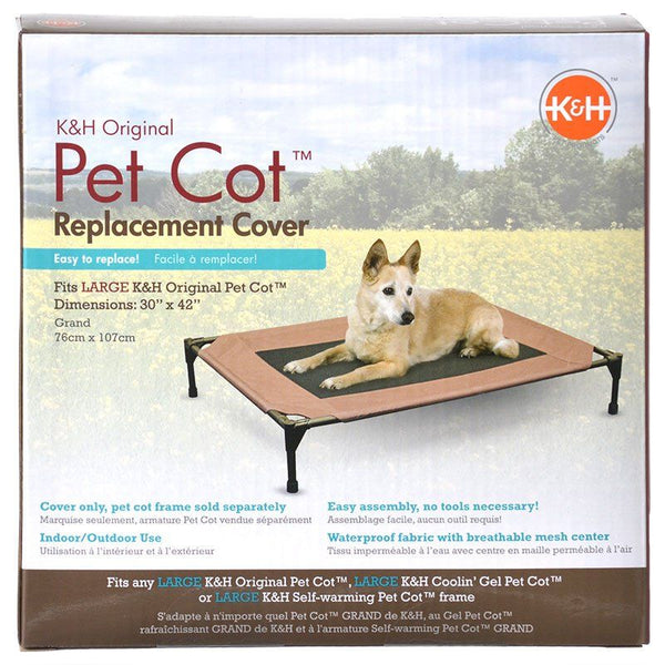 K&H Pet Cot Cover - Chocolate Brown