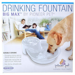 Pioneer Big Max Ceramic Drinking Fountain - White