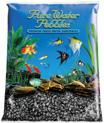 Pure Water Pebbles Aquarium Gravel - Black Frost