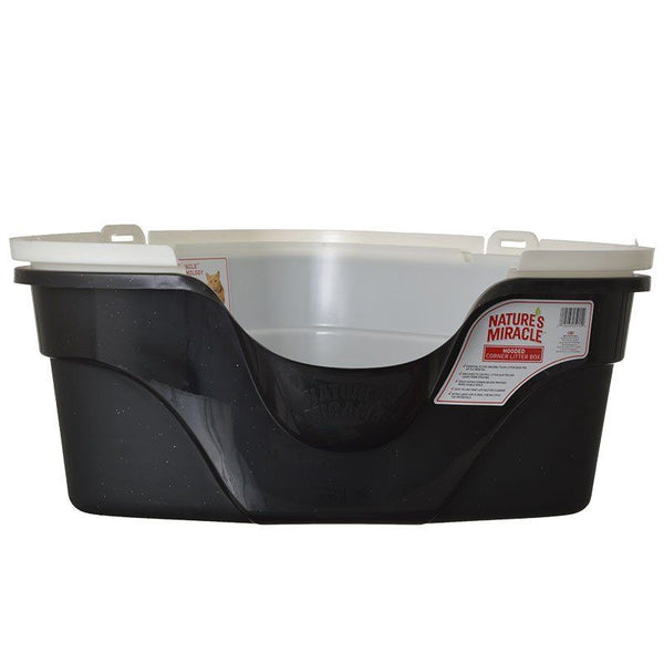 Nature's Miracle Advanced Corner Hooded Litter Box