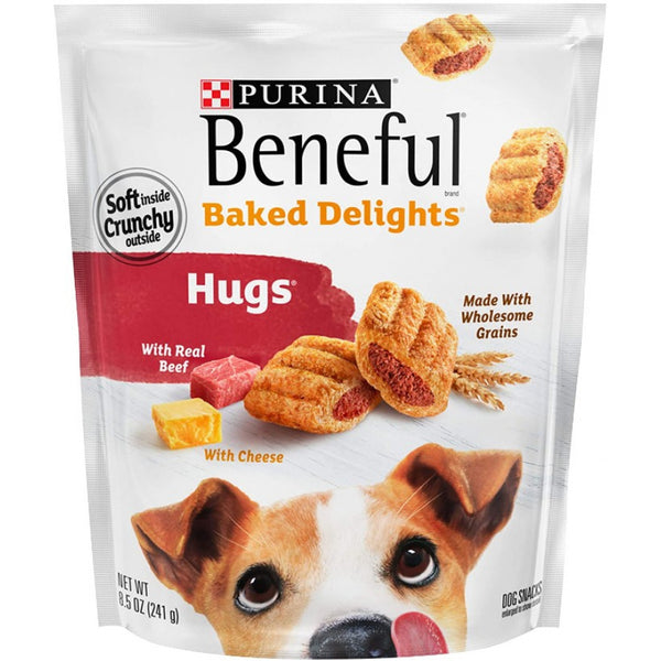 Purina Beneful Baked Delights Hugs - Beef & Cheese