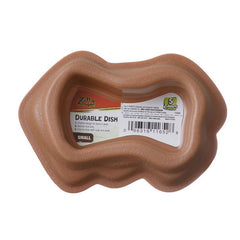 Zilla Durable Dish for Reptiles - Brown