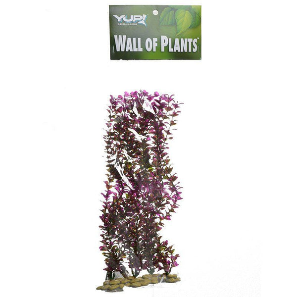 Yup Aquarium Decor Wall of Plants - Red & Green