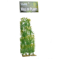 Yup Aquarium Decor Wall of Plants - Yellow & Green