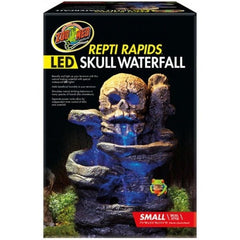 Zoo Med Repti Rapids LED Skull Waterfall