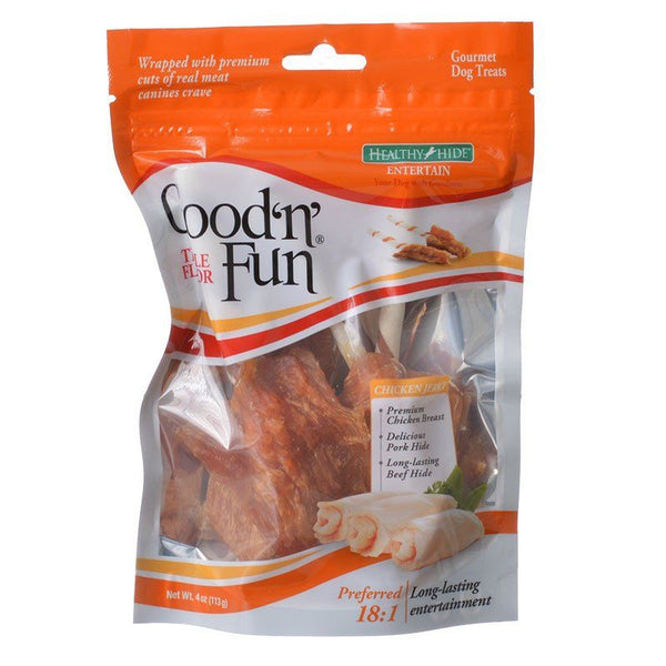 Healthy Hide Good 'n' Fun Triple-Flavor Wings - Beef, Pork & Chicken