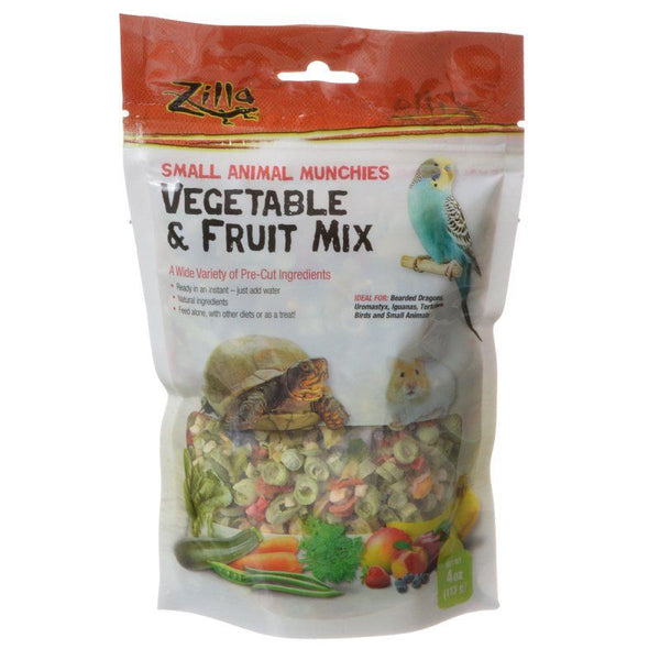 Zilla Small Animal Munchies - Vegetable & Fruit Mix