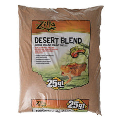 Zilla Desert Blend Ground English Walnut Shells Reptile Bedding