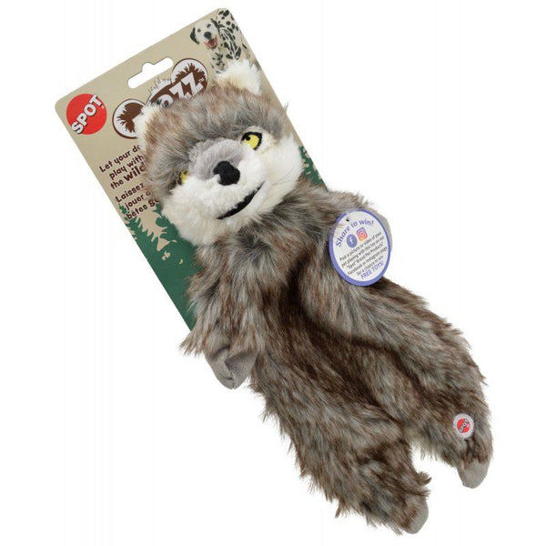 Spot Furzz Wolf Dog Toy