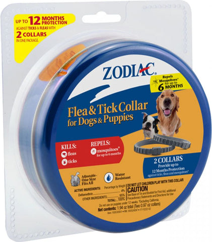 Zodiac Flea & Tick Collar for Dogs and Puppies