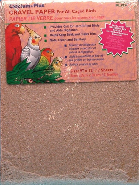 Penn Plax Calcium Plus Gravel Paper for Caged Birds