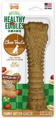 Nylabone Natural Healthy Edibles Peanut Butter Flavor Chew Treats