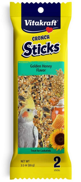 Vitakraft Crunch Sticks Golden Honey Cockatiel Treats