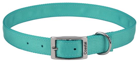 Coastal Pet Double-ply Nylon Dog Collar Teal