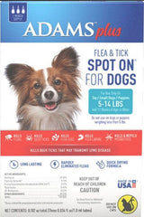 Adams Plus Flea and Tick Spot On for Small Dogs 5-14 lbs