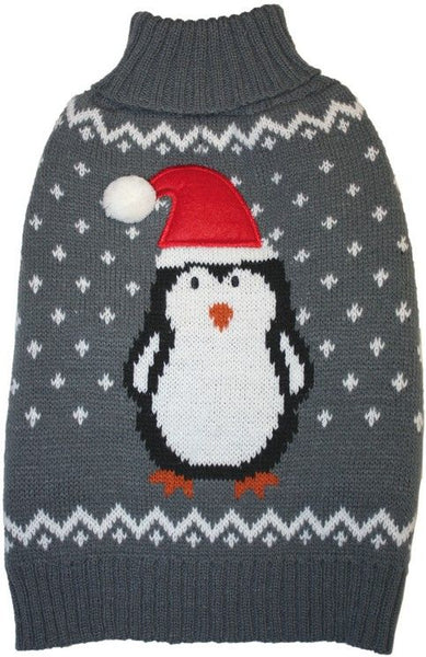 Fashion Pet Gray Penguin Dog Sweater