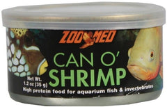 Zoo Med Can O Shrimp High Protein Food for Aquarium Fish & Invertebrates