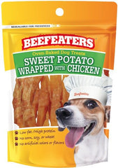 Beafeaters Oven Baked Sweet Potato Wrapped with Chicken Dog Treat