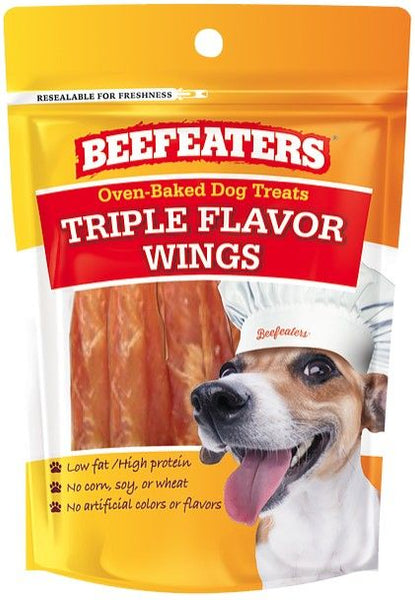 Beafeaters Oven Baked Triple Flavor Wings Dog Treat