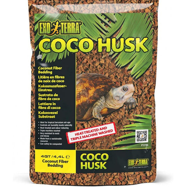 Exo Terra Coco Husk Coconut Fiber Bedding for Reptile Terrariums