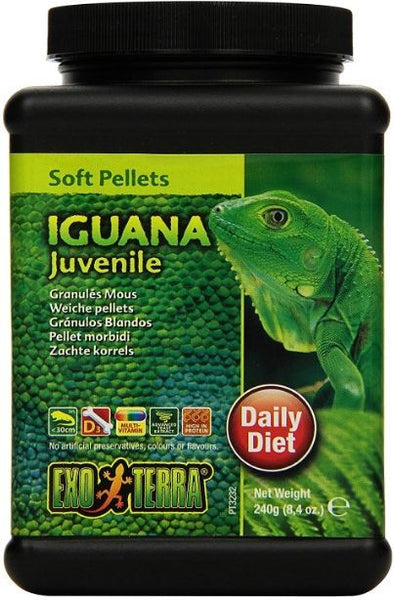 Exo Terra Soft Pellets Juvenile Iguana Food