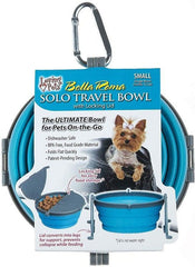 Loving Pets Bella Roma Blue Travel Bowl