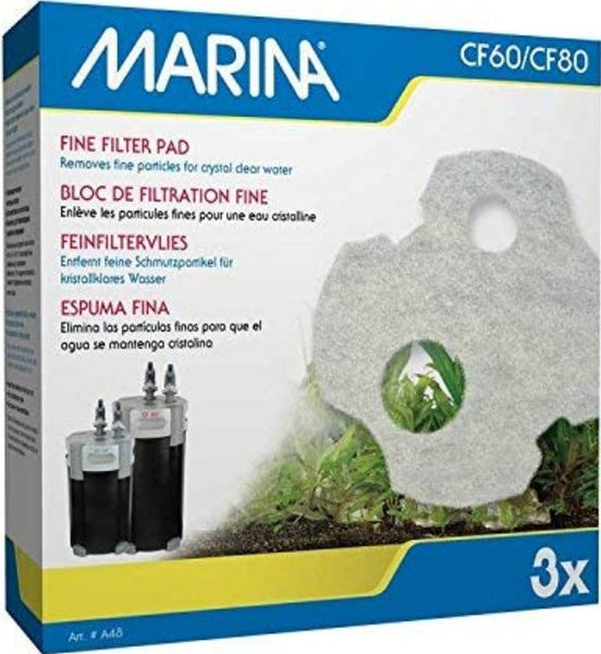 Marina Canister Filter Replacement Fine Filter Pad for CF60/CF80