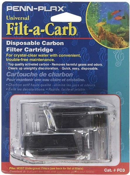 Penn Plax Filt-a-Carb Universal Carbon Undergravel Filter Cartridge