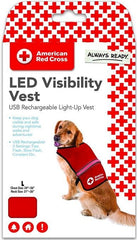 Penn-Plax American Red Cross Light Up Safety Visibility Vest