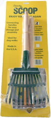 Flexrake Scoop and Steel Rake Set with Wood Handle - Small