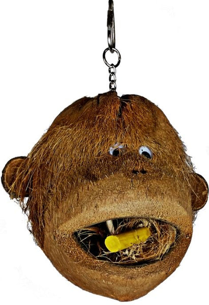 AE Cage Company Happy Beaks Coco Monkey Head for Birds