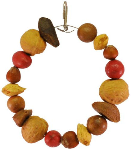 AE Cage Company Happy Beaks Mixed Nut Ring Tropical Delight