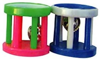 AE Cage Company Happy Beaks Small Barrel Foot Toy for Birds