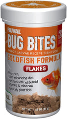 Fluval Bug Bites Insect Larvae Goldfish Formula Flakes