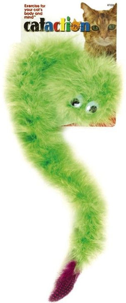 JW Pet Catnip Feather Boa Squeaky Catnip Toy