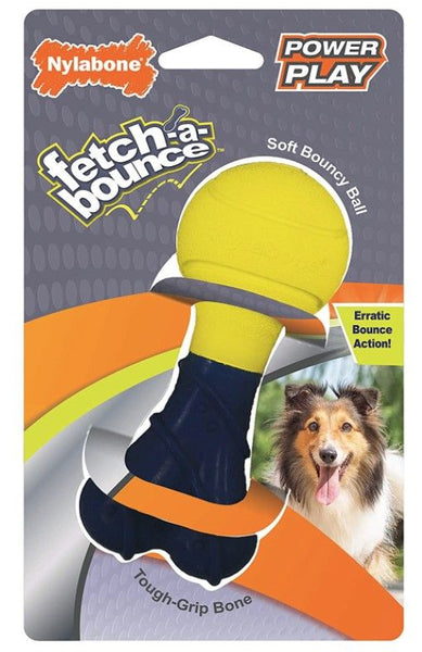 Nylabone Power Play Fetch-a-Bounce Rubber 5" Dog Toy