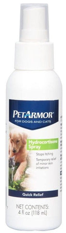 PetArmor Hydrocortisone Spray Quick Relief for Dogs and Cats