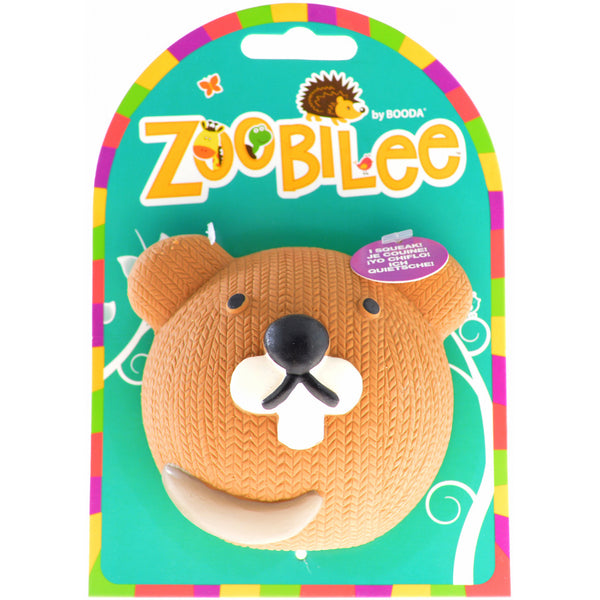 Petmate Booda Zoobilee Latex Fox Fetch Balls Dog Toy