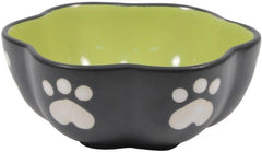 Spot Ceramic Vienna Dog Dish Green