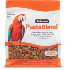 ZuPreem PastaBlend Pellet Bird Food for Larg Birds (Macaw and Cockatoo)